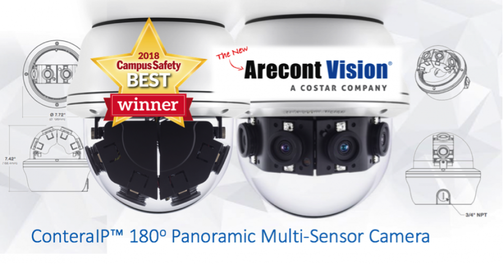 Arecont Vision ConteraIP™ Multi-Sensor Camera Named 2018 Campus Safety BEST Winner