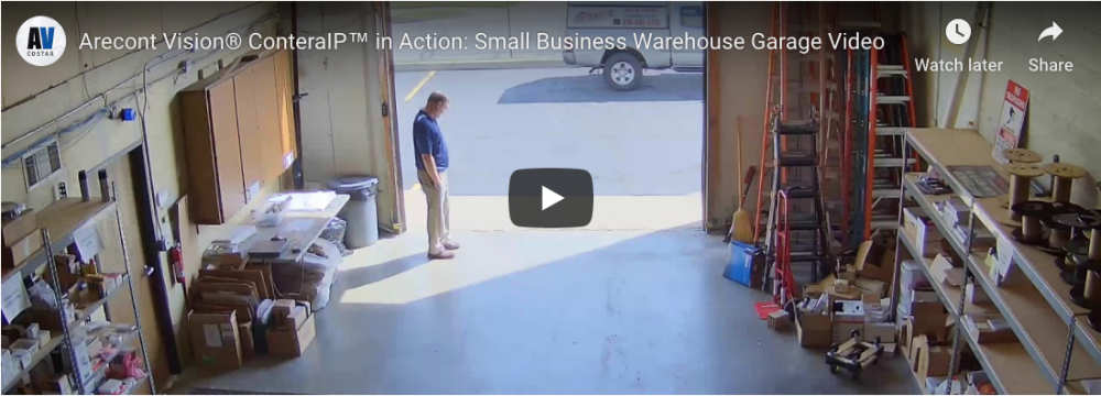 Small Business Warehouse Garage: Arecont Vision ConteraIP Camera in Action (GIT Security EMEA, November 2018)