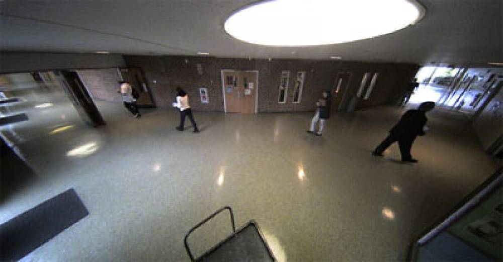 Case Study: Arecont, Theia Secure High School Hallway